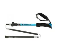 Bastoncini Ortles telescopici pieghevoli azzurri 115-135 cm