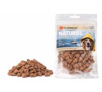Bastoncini per cani - Nature Snack Triangoli con Salmone - 75g - Senza glutine e zuccheri - Ricco di Omega 3 e 6 - Prodotto in Europa - Flamingo