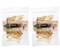Bastoncini per cani - Orecchie di pecora - 200g - senza glutine - snack naturale e digeribile (Confezione da 2)