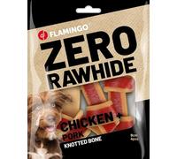Bastoncini per cani - Osso annodato senza pelle bovina con pollo & maiale - 9cm - 140g - doppio gusto