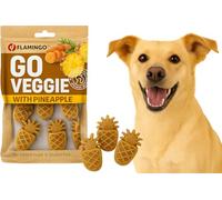 Bastoncini per cani - Snack Veggie Ananas Giallo - 8,5cm - 120g - senza glutine - naturale - ricco di vitamine e fibre