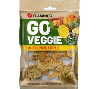 Bastoncini per cani - Snack Veggie Dino con Ananas Giallo - 120g - senza glutine - naturale - divertente e salutare