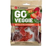 Bastoncini per cani - Snack Veggie Dino con Fragola Rossa - 120g - senza glutine - naturale - divertente e salutare