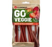 Bastoncini per cani - Veggie Stick alla fragola - 12cm - 78g - leccornia vegetale - supporto alla digestione - senza zuccheri aggiunti