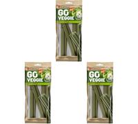 Bastoncini per cani - Veggie Stick alla mela - 18cm - 150g - snack vegetale - sano e leggero - supporta l’igiene dentale (Confezione da 3)