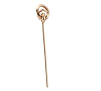 Bastoncini per capelli con sfera rotonda in metallo, semplici, minimalisti, accessori per capelli da donna (A)