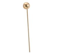 Bastoncini per capelli con sfera rotonda in metallo, semplici, minimalisti, accessori per capelli da donna (B)
