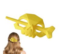 Bastoncini Per Capelli Da Donna Clip Scheletro Gotico Punk Stampato In 3D | Bastoncini Per Capelli Geometrici Cinesi Costume Cosplay Compleanno Donne Adolescenti Ragazze Nonna