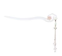bastoncini per capelli Forchette cinesi for bastoncini for capelli con ciondolo decorativo a fiori, acconciature alla moda retrò