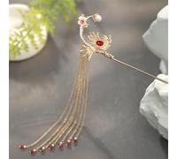 Bastoncini Per Capelli Forcina for capelli Bastone for capelli Fiore decorato Nappe Donna Ragazza Gioielli for capelli retrò Capelli Twist Perni(As show 4)