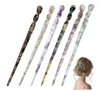 Bastoncini per capelli in acetato, bastoncini per capelli cinesi, bacchette acetate da 7 pollici, vintage e squisite per ragazze, donne