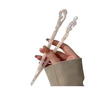 Bastoncini per capelli in acetato con piastra per forcine per capelli da donna, accessori per capelli (tipo e)