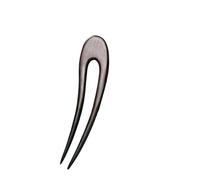Bastoncini per capelli in legno, fermagli per capelli neri a forma di U, semplici chignon tinta unita(G1)