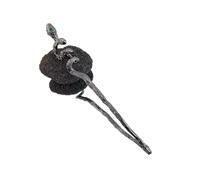 Bastoncini per capelli in stile cinese, stile vintage, forcine per capelli da donna, accessori per capelli da sposa, gioielli (nero 04)