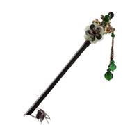 Bastoncini Per Capelli Nappa passo agitazione forcina bacchette bastone for capelli ornamento for capelli pan copricapo for capelli accessori for capelli fiore Capelli Twist Perni(5-Spring wave green)