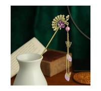 Bastoncini Per Capelli Perla Nappa Farfalla Bastone for capelli Piastra diretta Forcina Copricapo da sposa bianco Forcella for capelli Ornamenti for gioielli Capelli Twist Perni(22)