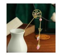 Bastoncini Per Capelli Perla Nappa Farfalla Bastone for capelli Piastra diretta Forcina Copricapo da sposa bianco Forcella for capelli Ornamenti for gioielli Capelli Twist Perni(5)