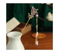 Bastoncini Per Capelli Perla Nappa Farfalla Bastone for capelli Piastra diretta Forcina Copricapo da sposa bianco Forcella for capelli Ornamenti for gioielli Capelli Twist Perni(14)