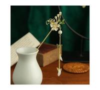 Bastoncini Per Capelli Perla Nappa Farfalla Bastone for capelli Piastra diretta Forcina Copricapo da sposa bianco Forcella for capelli Ornamenti for gioielli Capelli Twist Perni(25)