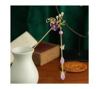 Bastoncini Per Capelli Perla Nappa Farfalla Bastone for capelli Piastra diretta Forcina Copricapo da sposa bianco Forcella for capelli Ornamenti for gioielli Capelli Twist Perni(26)