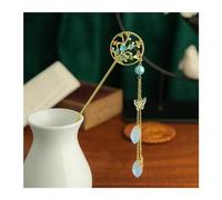 Bastoncini Per Capelli Perla Nappa Farfalla Bastone for capelli Piastra diretta Forcina Copricapo da sposa bianco Forcella for capelli Ornamenti for gioielli Capelli Twist Perni(6)