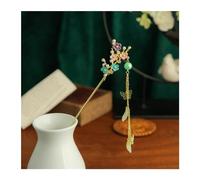 Bastoncini Per Capelli Perla Nappa Farfalla Bastone for capelli Piastra diretta Forcina Copricapo da sposa bianco Forcella for capelli Ornamenti for gioielli Capelli Twist Perni(12)