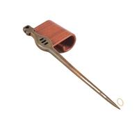 Bastoncini Per Capelli Semplice forchetta for capelli in legno Forcine for capelli in legno di sandalo nero Bastoncini for capelli for ornamenti for capelli da donna e ragazza Capelli Twist Perni(25)