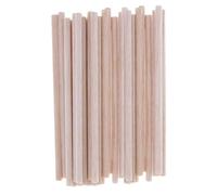 Bastoncini Per Creative 120 pezzi Bastoncini di legno balsa Aste for tasselli Diametro 5 mm Artigianato Legno naturale non rifinito lunghezza