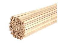 Bastoncini Per Creative 500 pezzi di legno balsa fai da te strisce artigianali quadrati in chiaro tronchi in tenero facili tagliare modello architettonico(3x3x300mm)