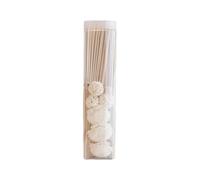Bastoncini per diffusori in rattan a lunga durata, 50 pezzi | Bastoncini di ricarica per diffusore di olio per camera da letto, bagno, WC, corridoio, ingresso, mensola, finestra, bar