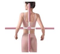 Bastoncini Per Il Correttore Della Postura Yoga Supporti Per La Schiena Stretching Bastoncini Per Lo Yoga Strumento Di Allungamento Raddrizzatore Per La Schiena Retrattile(Pink)