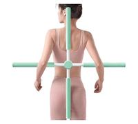 Bastoncini Per Il Correttore Della Postura Yoga Supporti Per La Schiena Stretching Bastoncini Per Lo Yoga Strumento Di Allungamento Raddrizzatore Per La Schiena Retrattile(Green)