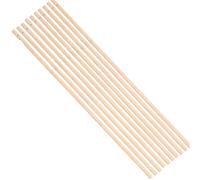 Bastoncini per lecca-lecca Barre for tasselli in legno 10 pezzi 6 mm di diametro 30-50 cm for la realizzazione modelli artigianali fai-da-te(Length 40 cm)