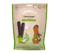 Bastoncini per l'igiene dentale Sammy's | Bastoncini profumati e gustosi per cani | Per favorire l'igiene orale | Senza cereali | Naturali | A basso contenuto di grassi | 250 g