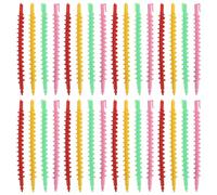 Bastoncini per Permanente a Spirale Grandi Solidi 54 Pezzi | Plastica, Design da Salone Professionale, Uso Heatless, Risultati Uniformi per Acconciature Creative