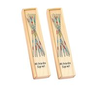 Bastoncini per pick-up in legno nostalgico con lato liscio e design colorato, puzzle game regalo multiplayer gioco multiplayer