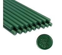 Bastoncini per sigilli in cera, Ioggtser 16 PCS Pistola Colla Sigillo Cera Sticks per timbro di cera sigillo, bastoni di cera di tenuta per fare sigilli di cera per inviti a nozze(Pine Green)