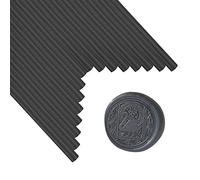 Bastoncini per Sigillo di Cera, ANBOSE 16 Pezzi Bastoncini di Cera Sigillante Pistola per Colla per Timbro Sigillo di Cera, Stick Sigillo di Cera Nero per Pistola Colla da 0,44 Pollici