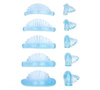 Bastoncini per sollevamento ciglia, in silicone, 5 misure, per ciglia morbide, per ciglia riutilizzabili, per diverse forme degli occhi, strumento per sollevamento delle ciglia, per ricci perfetti