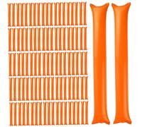 Bastoncini per tuoni da 100 pezzi bastoncini Spiriti gonfiabili Spiriti cheerleader BOOM PLASTICO BOOM BOOM REAKERS per eventi sportivi Dance Basketball Football Orange, Arts Crafts
