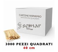 Bastoncini per zucchero filato 3000 pezzi da 40 cm - clicca qui | SEMAR