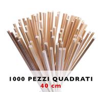 Bastoncini per Zucchero filato da 40 CM 1000 PEZZI - Per uso alimentare -Clicca