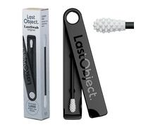 Bastoncini riutilizzabili per la pulizia delle orecchie - Alternativa sostenibile ai bastoncini usa e getta - Facili da pulire - Con custodia da viaggio - Nero