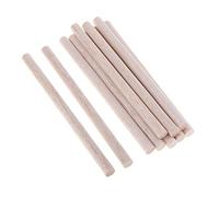 Bastoncini rotondi in legno di balsa, non finiti, 10 pezzi, 150 mm