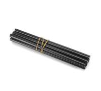 Bastoncini Stick Colla Caldo 10 Pezzi/Set 7x150 mm Colorato Hot Melt Glue Sticks Alta Viscosità Strumento Riparazione DIY per Progetti Artigianali Piccole Riparazioni Pistola Hot Melt (Nero)