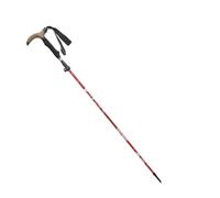 Bastoncini telescopici da passeggio, bastoni pieghevoli, stampelle in lega di alluminio, trekking, bastoncini escursionismo(Red)