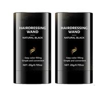 Bastoncino colorato per capelli, impermeabile e a prova di sudore, penna per tintura per capelli, pettine per capelli 2 in 1 e ritocchi, per uomini e donne (2 pezzi)