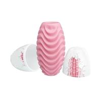 Bastoncino da massaggio manuale multi-texture da uomo for il rilassamento dei tessuti profondi, migliora la sensibilità e il controllo muscolare(Pink Massage Egg)