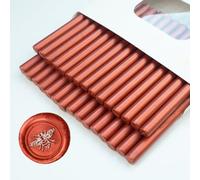 Bastoncino di cera per sigilli, Ioggtser 30 PCS Mini Pistola Colla Sigillo Cera Stick per Timbro con sigillo in cera, Bastoncini di cera sigillanti per inviti a nozze (New Wine Red)