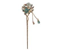 Bastoncino for capelli, Bastoncino for capelli con fiore di perla e strass Bacchette cinesi for capelli Forcina for capelli vintage retrò con nappa for acconciature Accessori for capelli lunghi for do